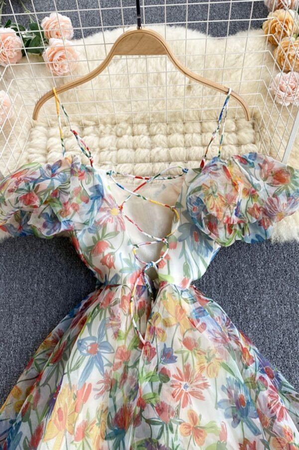 A-Line Floral Off the Shoulder Dresses, Fashion Dresses - Image 5