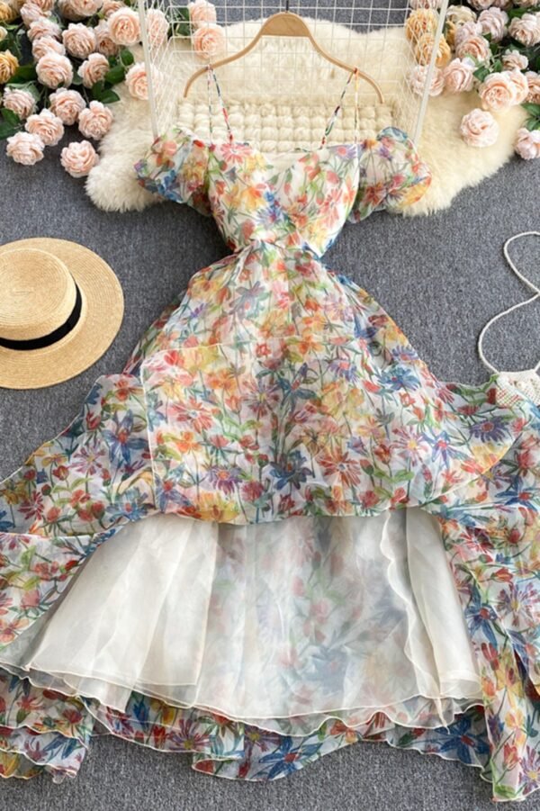A-Line Floral Off the Shoulder Dresses, Fashion Dresses - Image 6